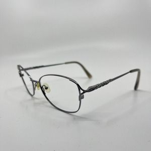 Tres Jolie 187 434 Eyeglasses Frames Silver Full Rim 57-17-140 H6637‎